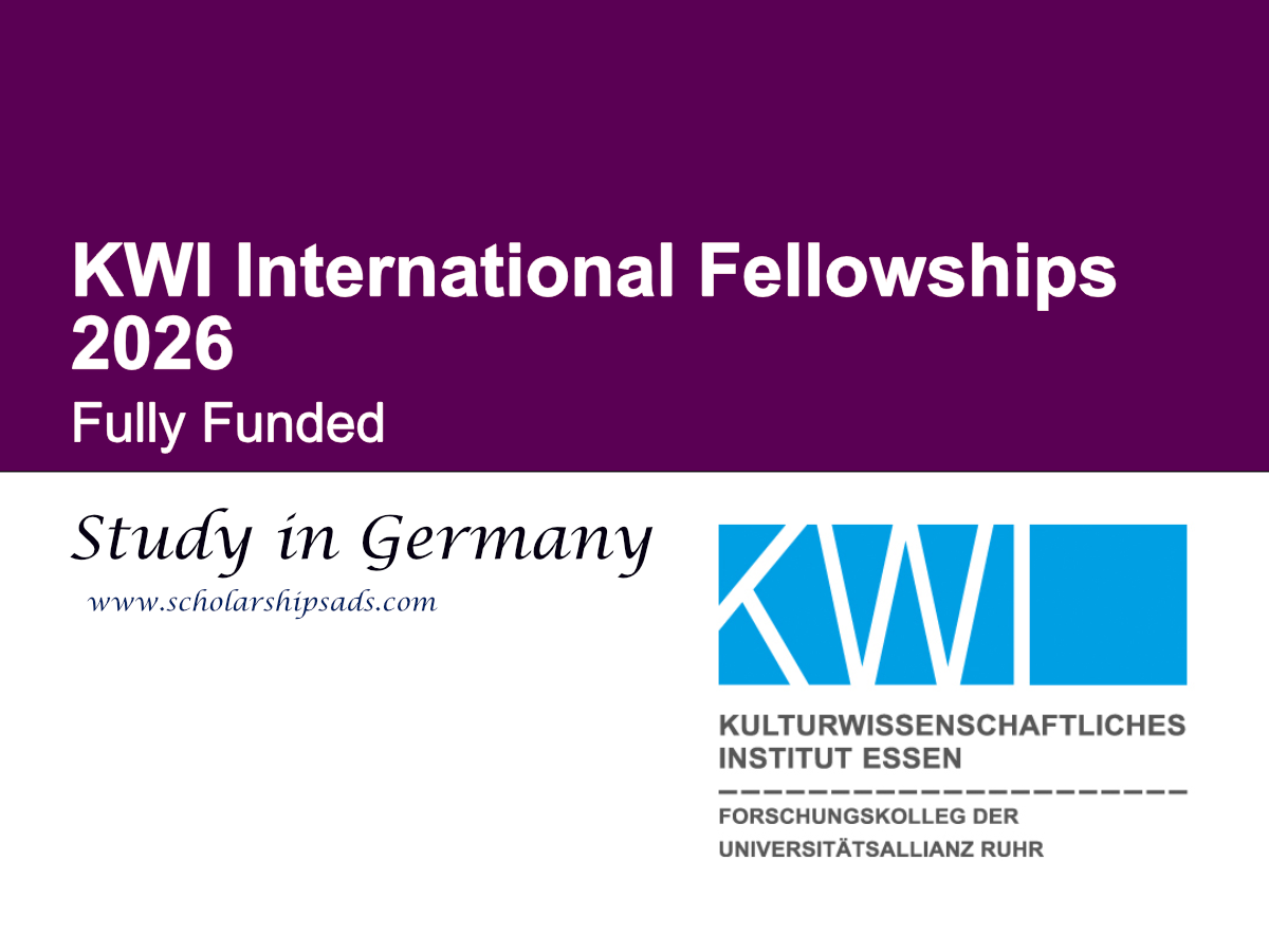 KWI Germany International Fellowships 2026 (Fully Funded)