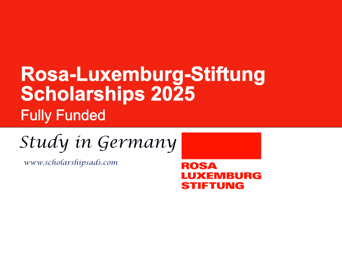 Rosa-Luxemburg-Stiftung Scholarships 2025, Germany (Fully Funded)
