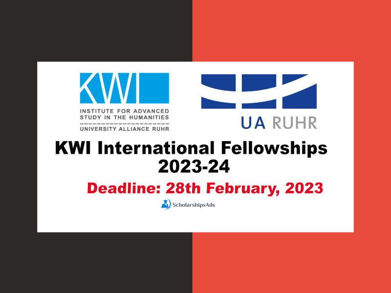  KWI International Fellowships 2023-24 