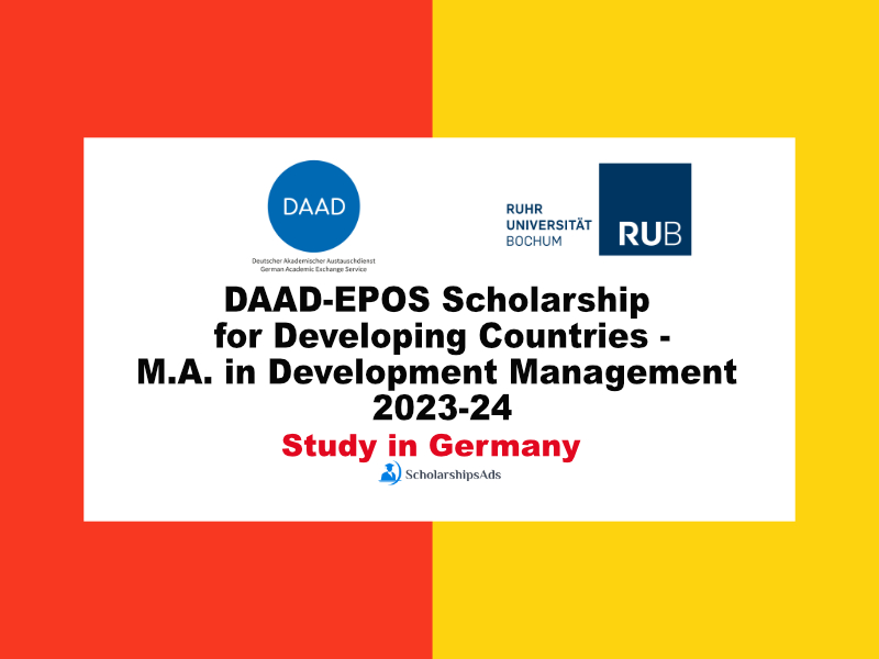  DAAD-EPOS Scholarships. 