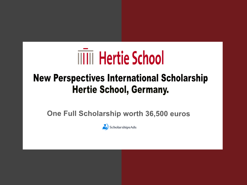 New Perspectives International Scholarships.