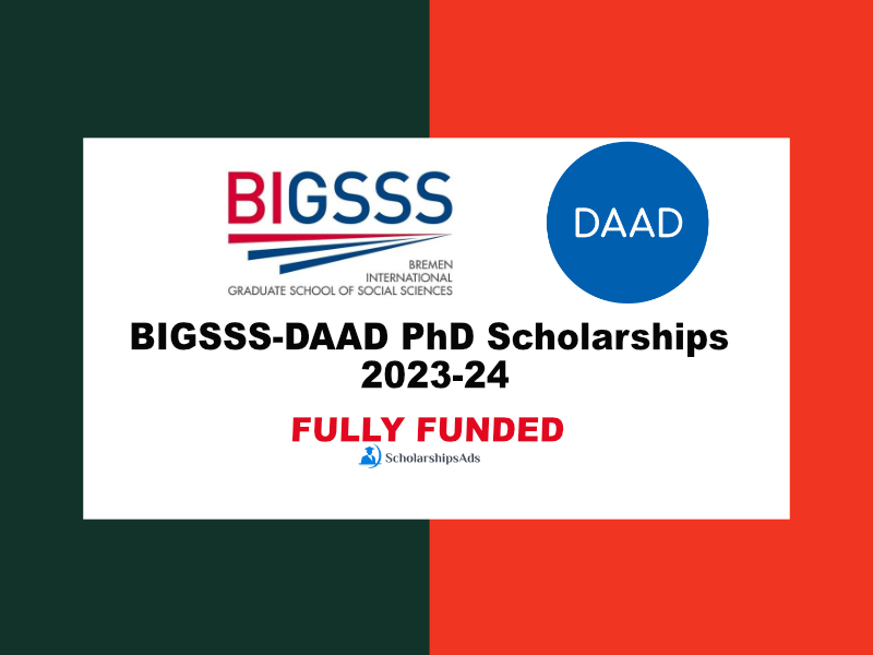FULLY FUNDED BIGSSS-DAAD Graduate School Scholarships.