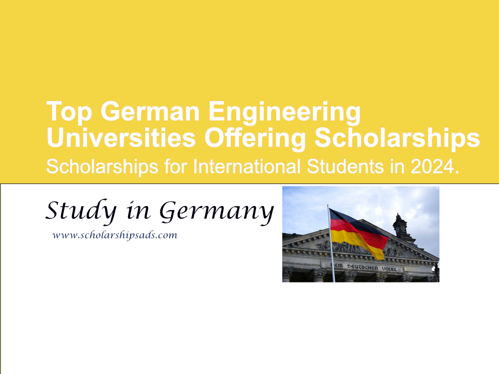 Top German Engineering Universities Offering Scholarships.