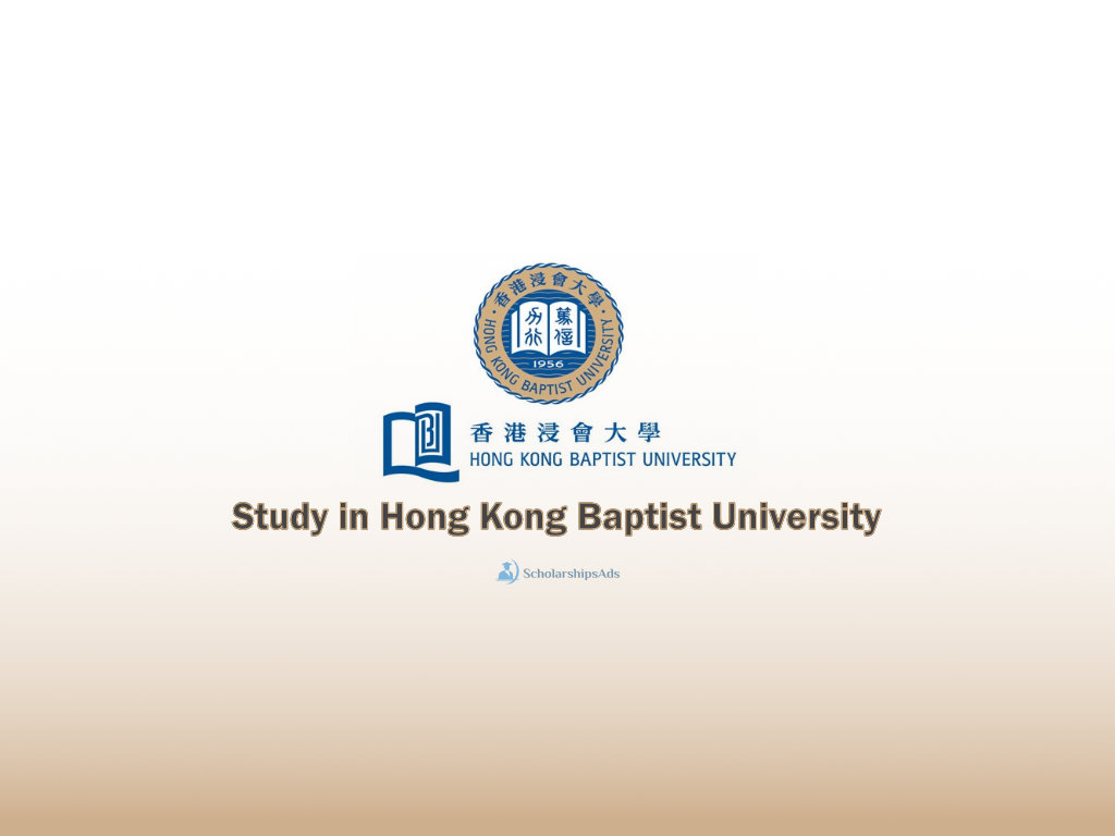  Hong Kong Baptist University Arts Faculty Scholarships. 