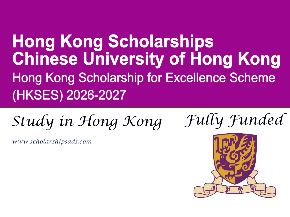 Hong Kong Scholarship for Excellence Scheme (HKSES) 2026-2027 - Fully Funded