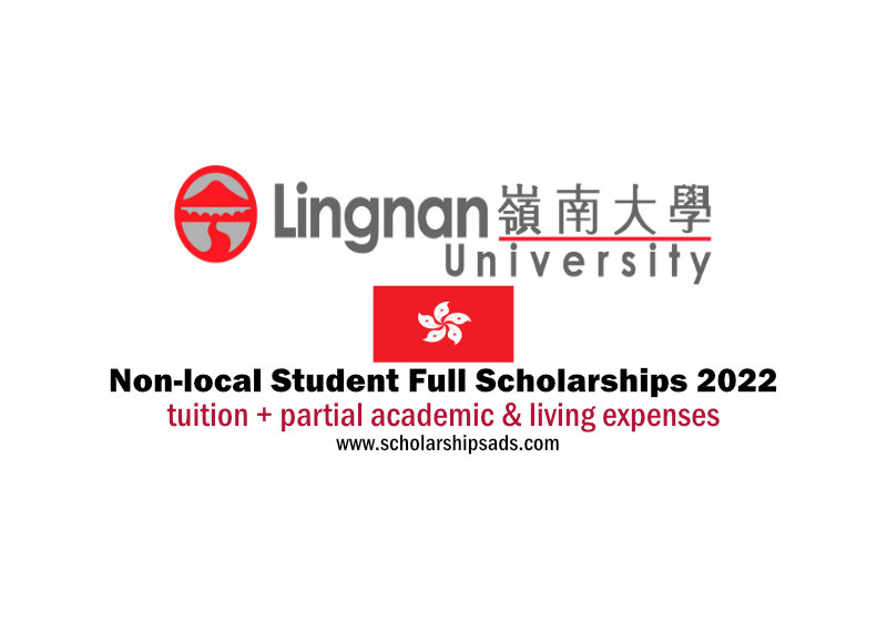  Lingnan University Hong Kong Non-local Student Scholarships. 