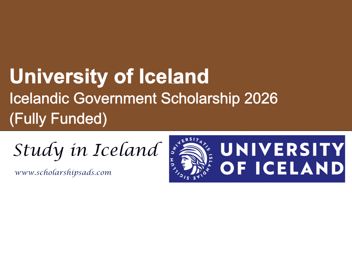 University of Iceland Icelandic Government Scholarship 2026 (Fully Funded)