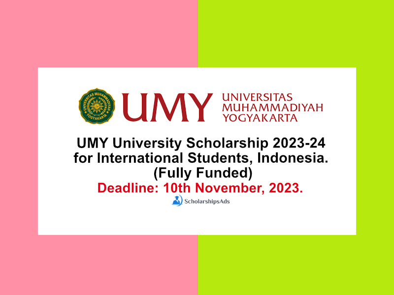 UMY University Scholarships.