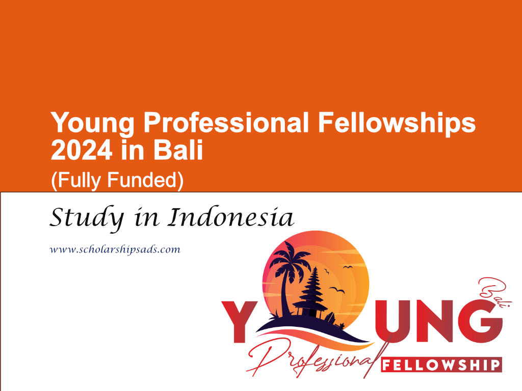  Young Professional Fellowships 2024 in Bali Indonesia (Fully Funded) 