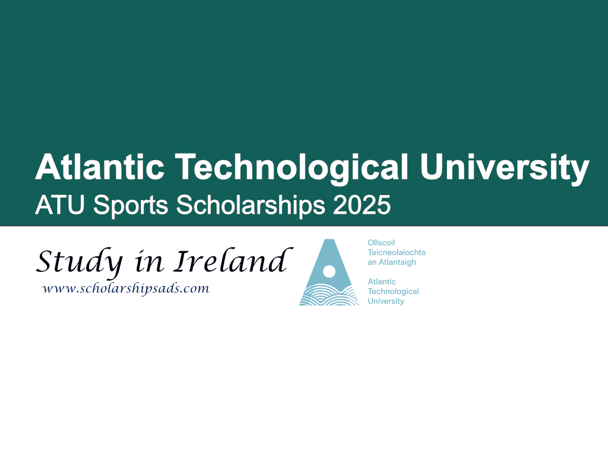 Atlantic Technological University, Ireland ATU Sports Scholarships 2025