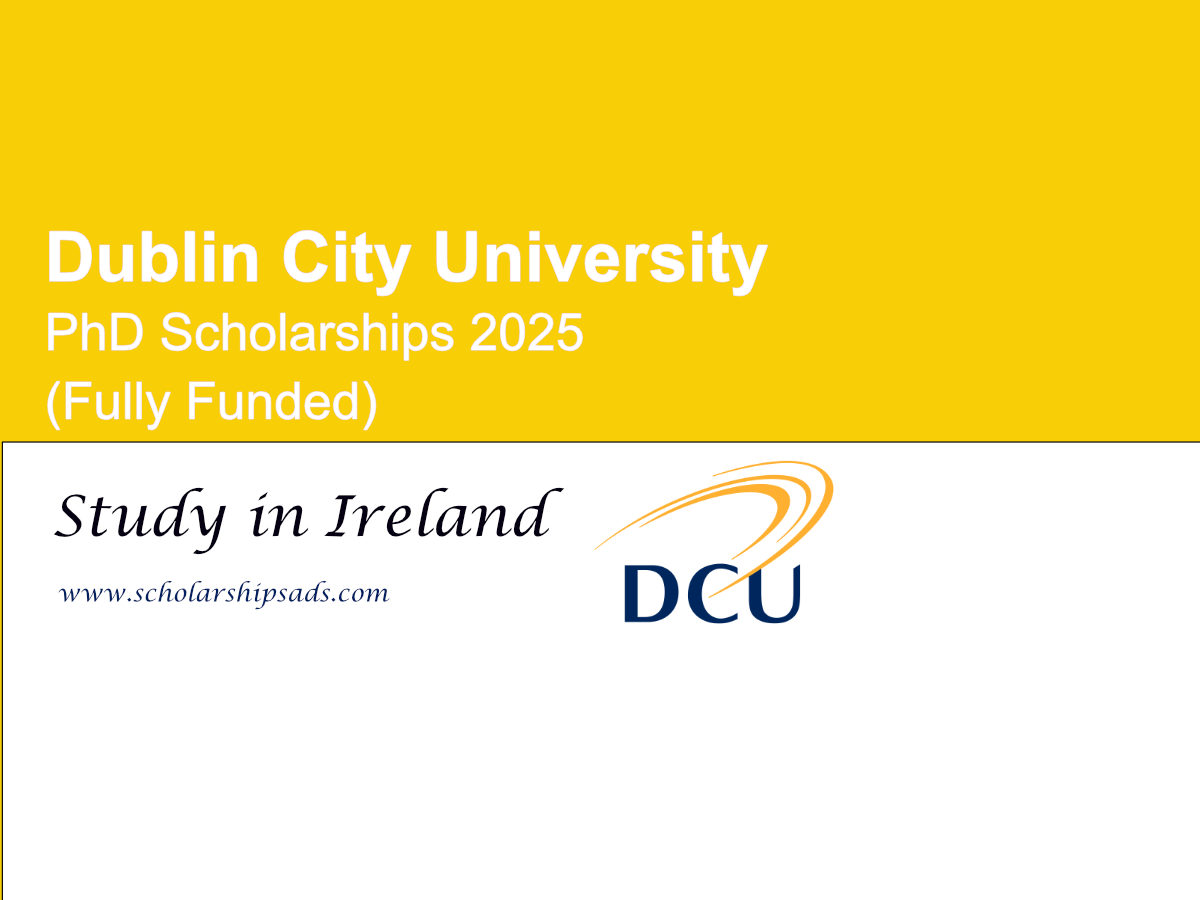 Dublin City University, Ireland SALIS Scholarships.