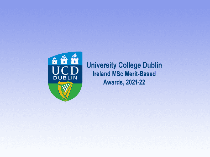 Ireland MSc Merit-Based Awards, 2021-22