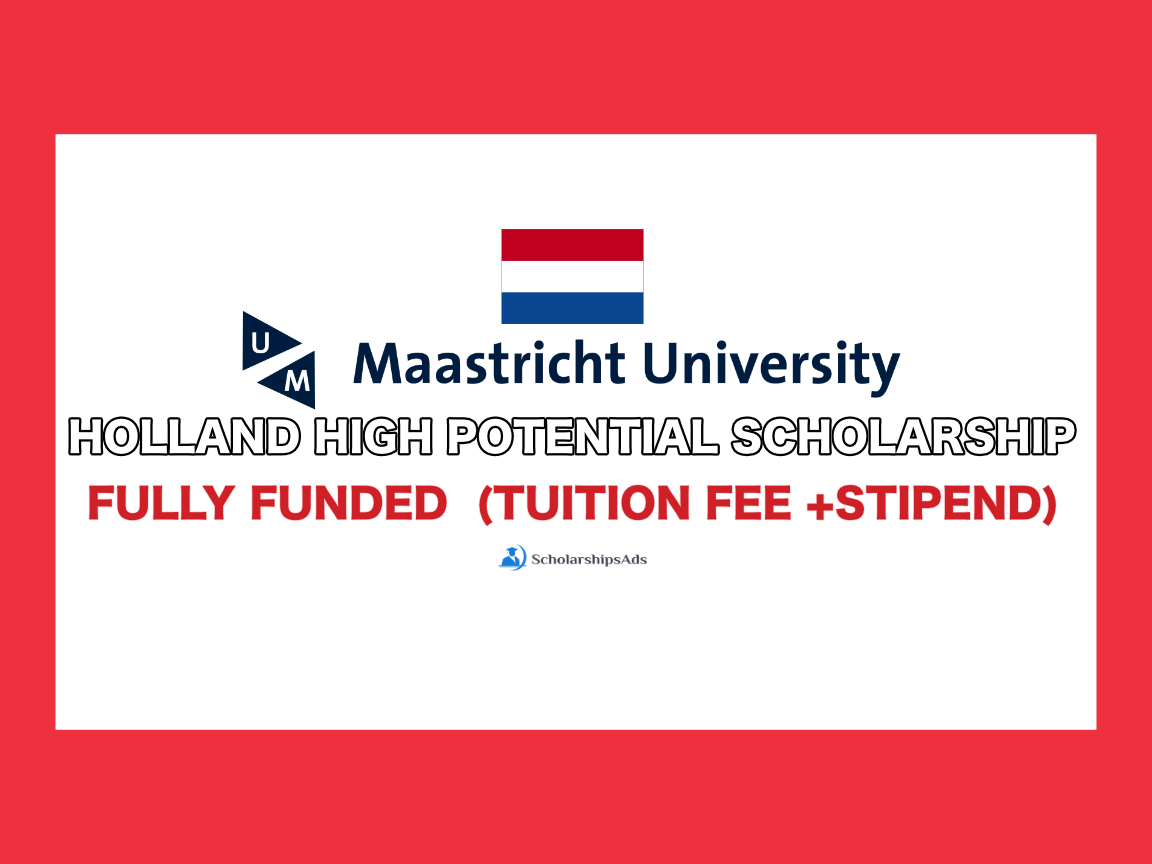  Holland-High Potential Scholarships. 