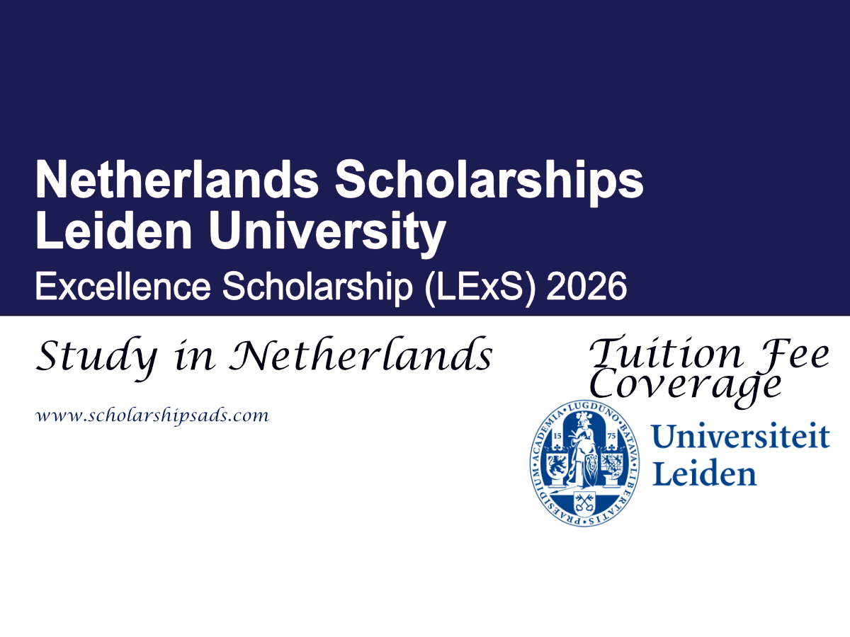 Netherlands Leiden University Excellence Scholarship (LExS) 2026