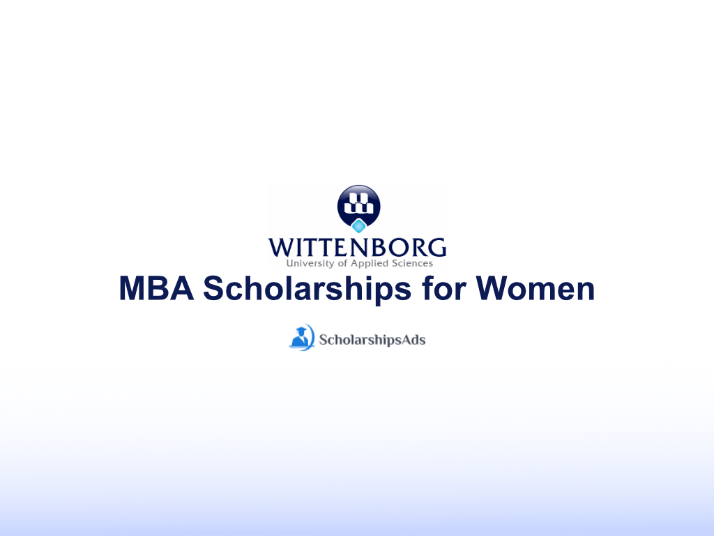 Tech Women MBA Scholarship - Wittenborg University of Applied Sciences 2021