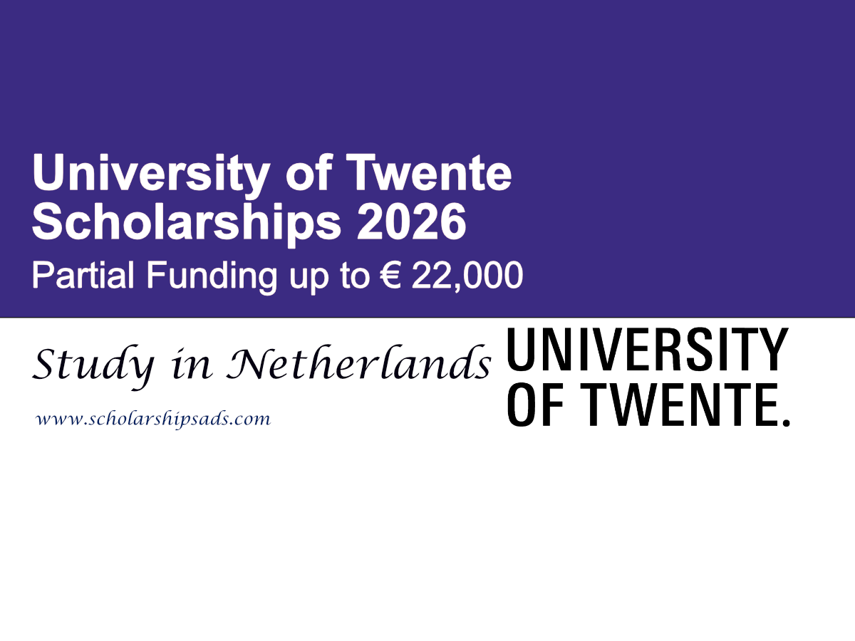 University of Twente Netherlands Scholarships 2026