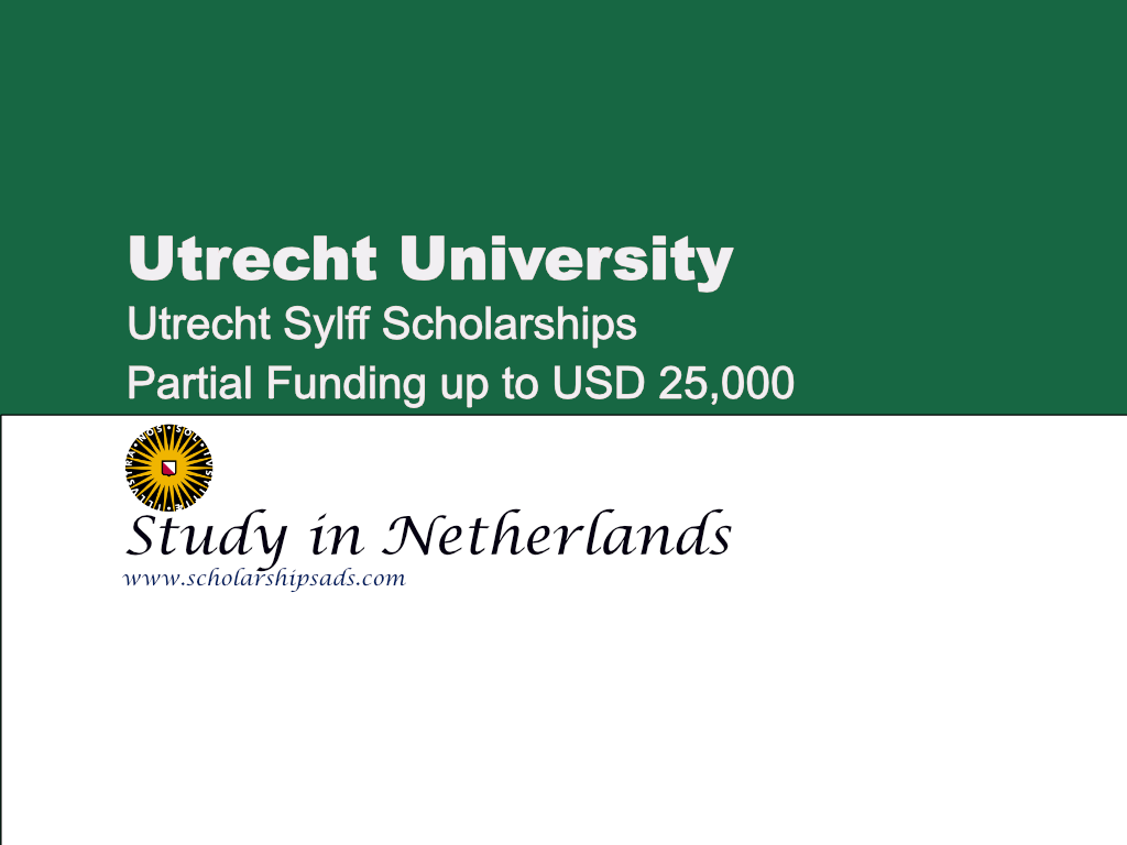 Utrecht Sylff Scholarships Utrecht University (Partial Funding up to 25,000 USD) , Study in Netherlands.