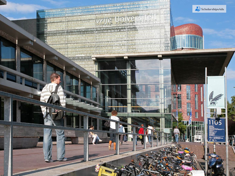 Vrije Universiteit Amsterdam international Masters Scholarships 2022-2023