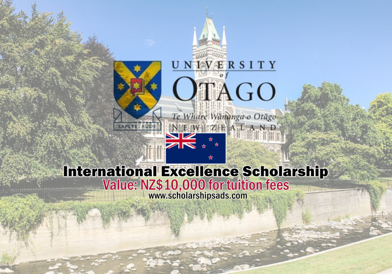 Otago International Excellence Scholarships.