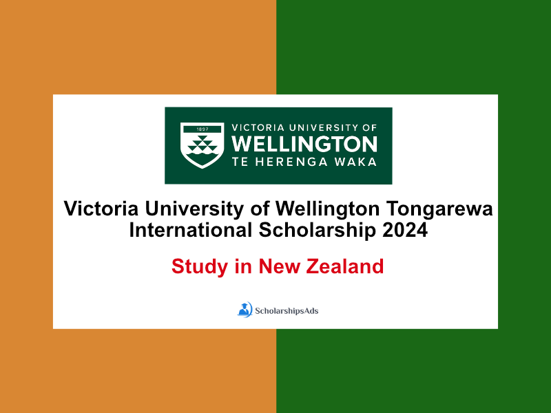 Victoria University of Wellington Tongarewa International Scholarships.