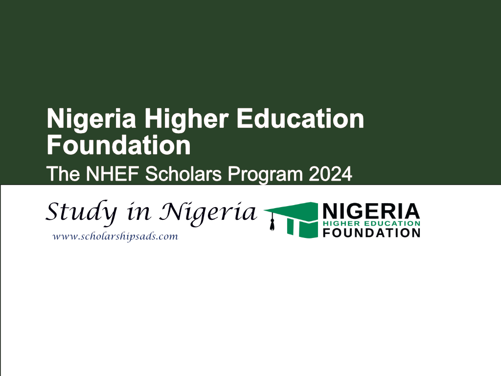  The NHEF Scholars Program 2024 in Nigeria. 