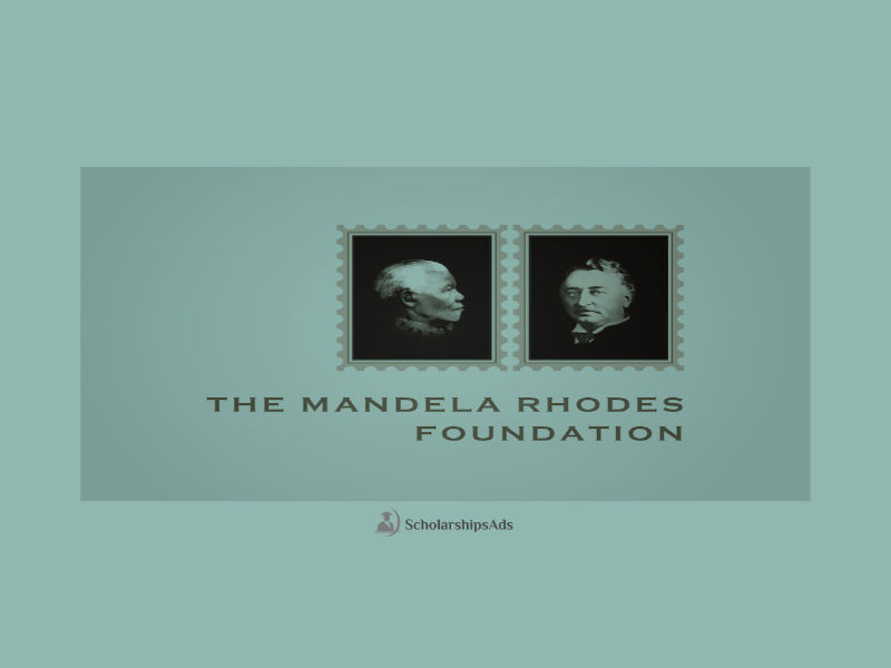 Mandela Rhodes Foundation Scholarships.