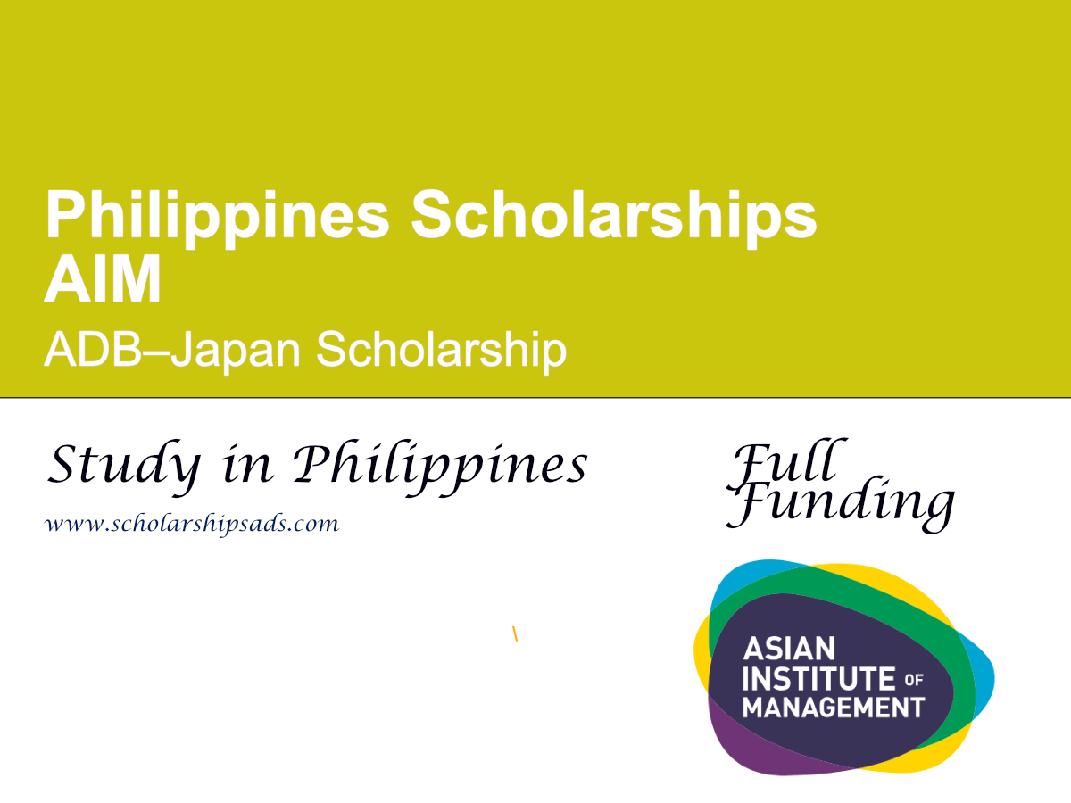 AIM ADB–Japan Scholarship 2027 in the Philippines (Fully Funded)