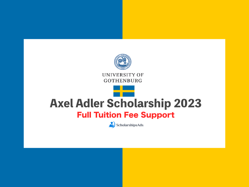  Axel Adler Scholarships. 