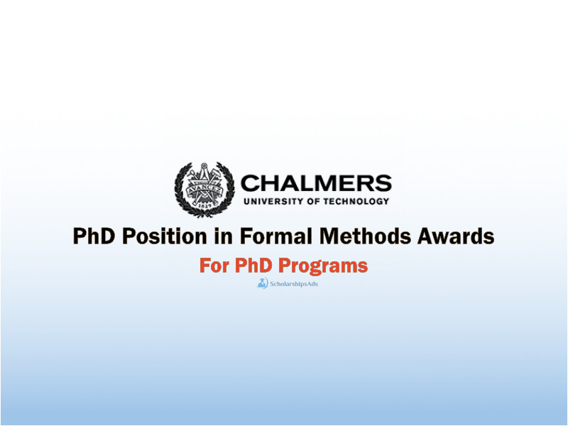  PhD student position in Formal Methods at Chalmers University of Technology, Sweden 