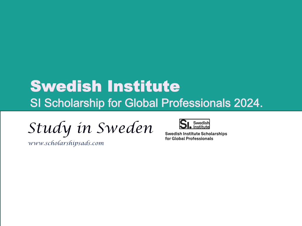 SI Scholarship for Global Professionals 2024.