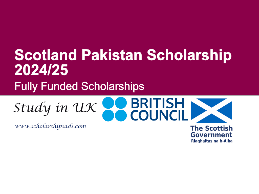 Scotland Pakistan Scholarships.