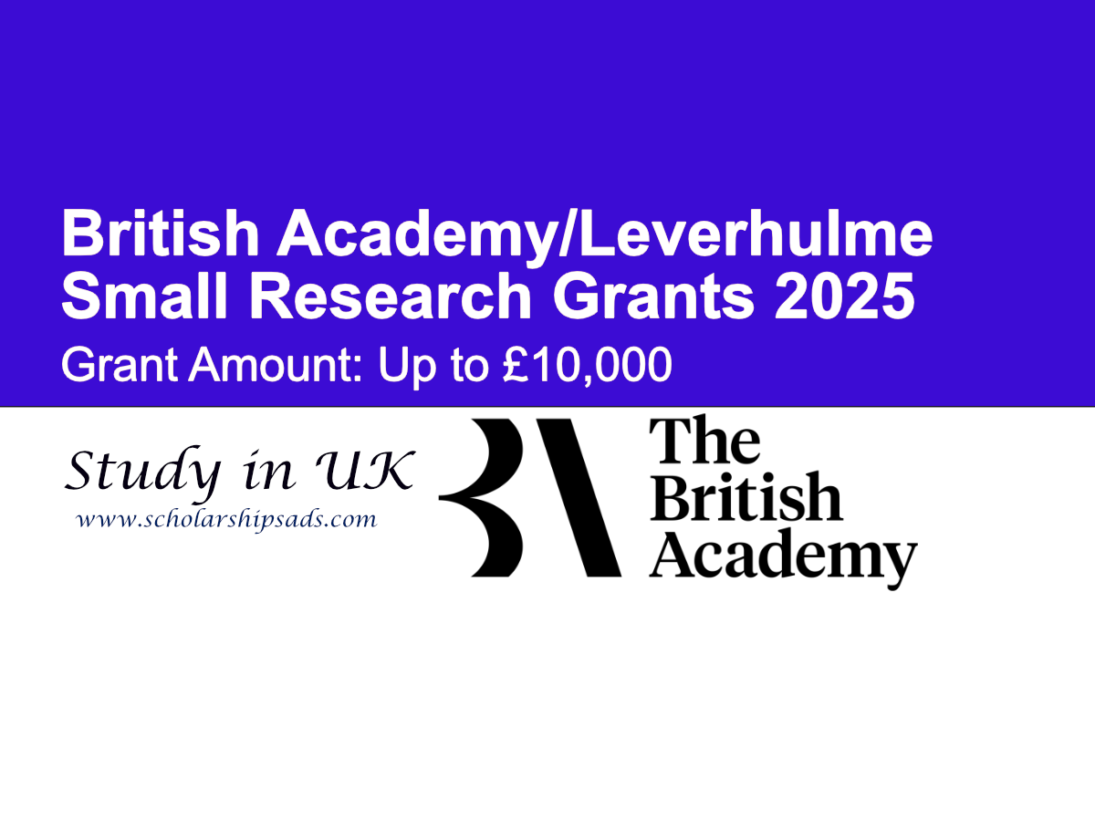UK British Academy/Leverhulme Small Research Grants 2025