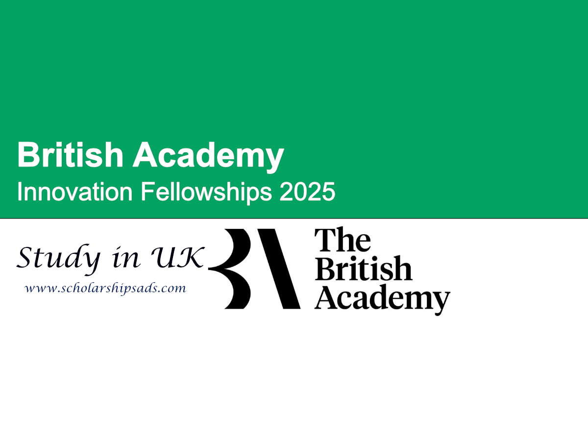 British Academy UK Innovation Fellowships 2025