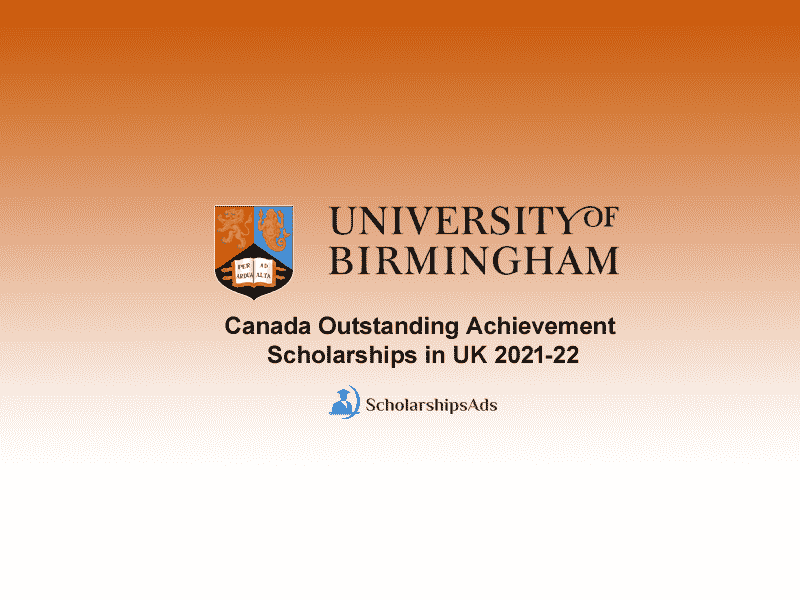  Canada Outstanding Achievement Scholarships. 