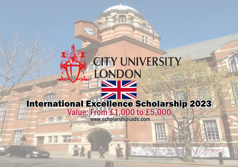 City, University of London International Excellence Scholarships.