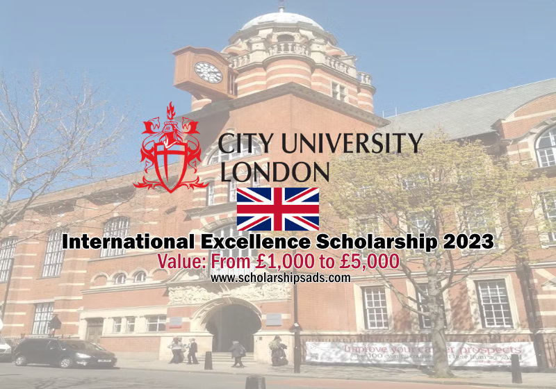  City, University of London International Excellence Scholarships. 