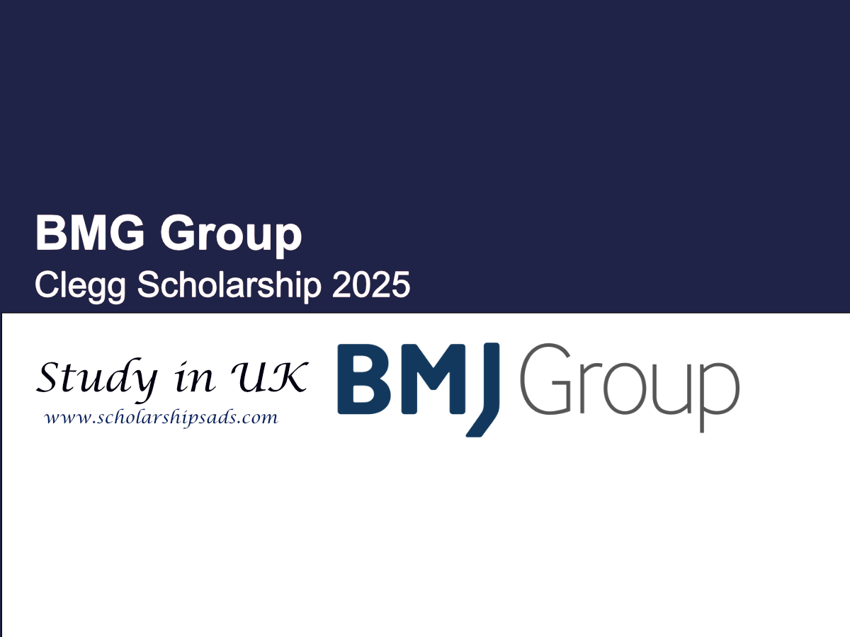 BMG Group UK Offers Clegg Scholarships.