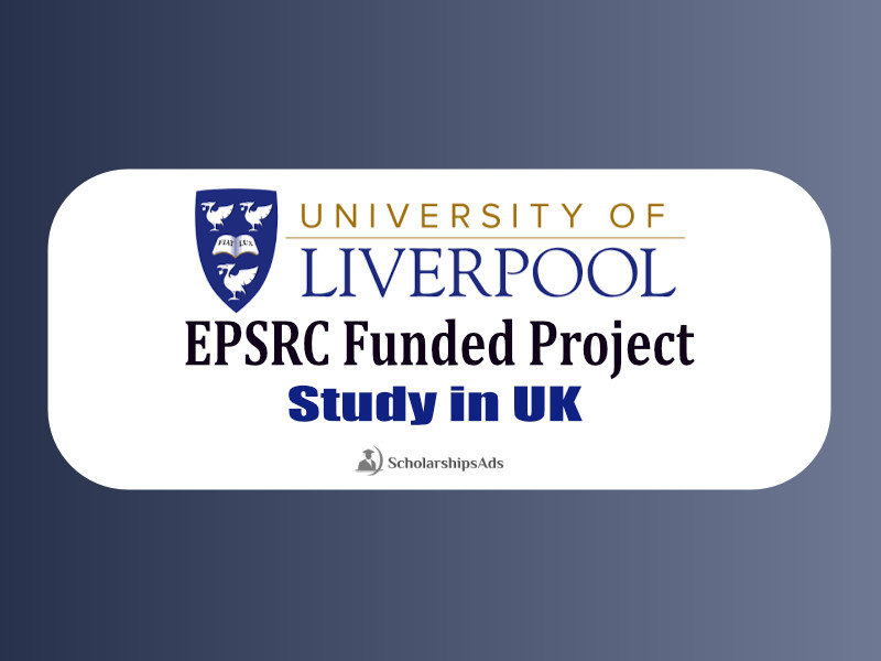 EPSRC Funded Project PhD Scholarships.