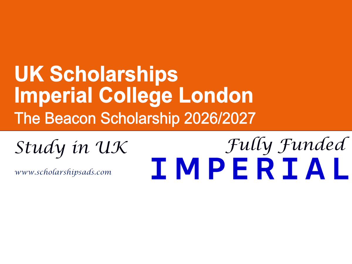 UK Imperial College London The Beacon Scholarship 2026/2027 (Fully Funded)