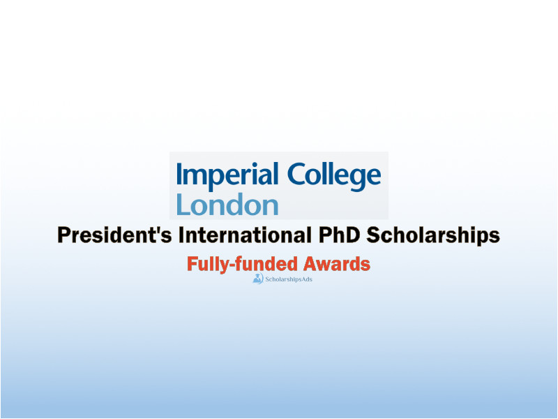  Imperial College London President&#039;s PhD Scholarships. 