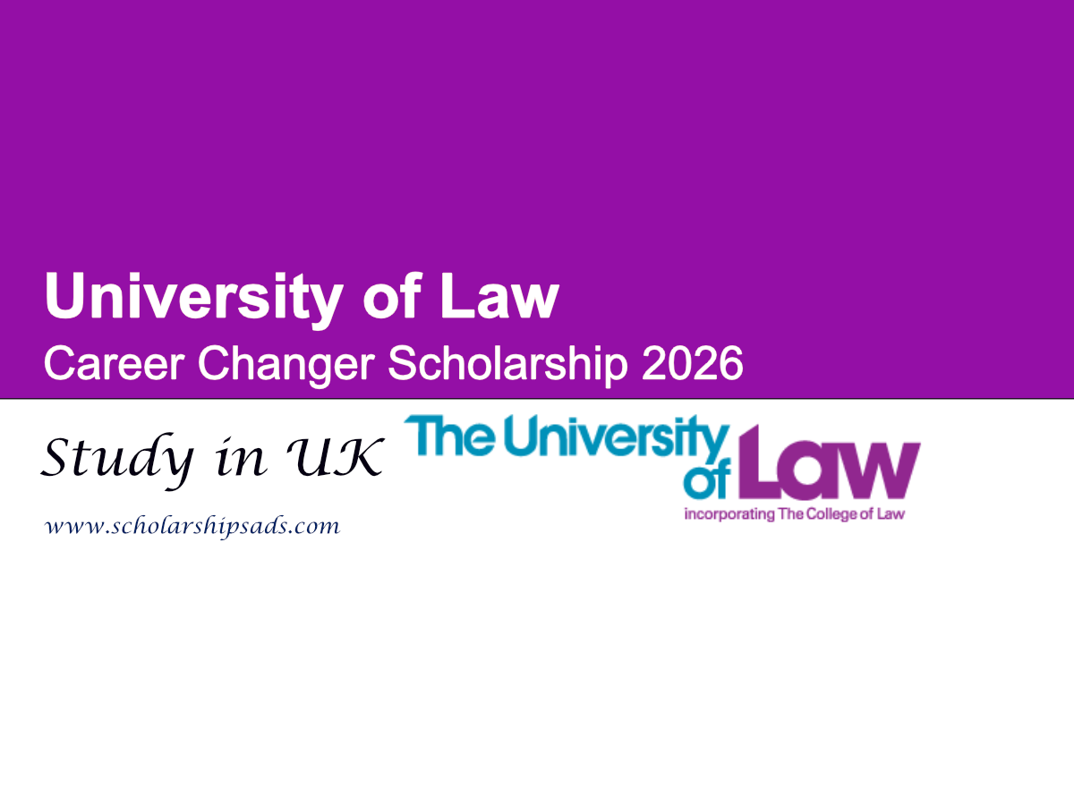 UK University of Law Career Changer Scholarship 2026