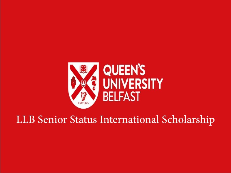 LLB Senior Status International Fully funded Scholarships.