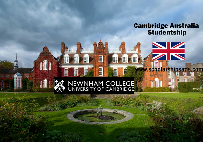  Newnham College, University of Cambridge England UK Cambridge Australia Studentship 2023 