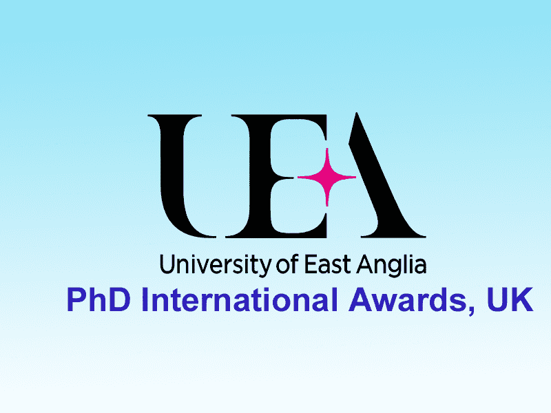PhD international awards at University of East Anglia, UK