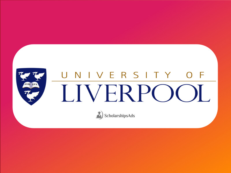 PhD Scholarship at University of Liverpool for EU/UK Students 2022
