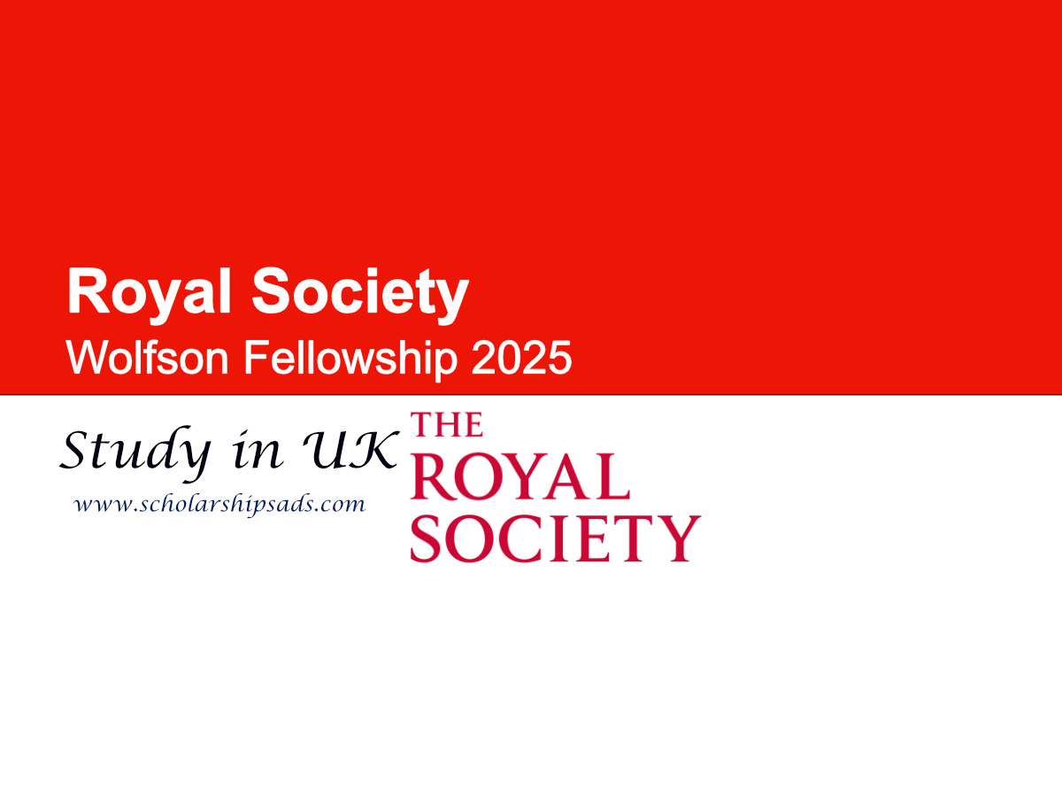 Royal Society UK Wolfson Fellowship 2025