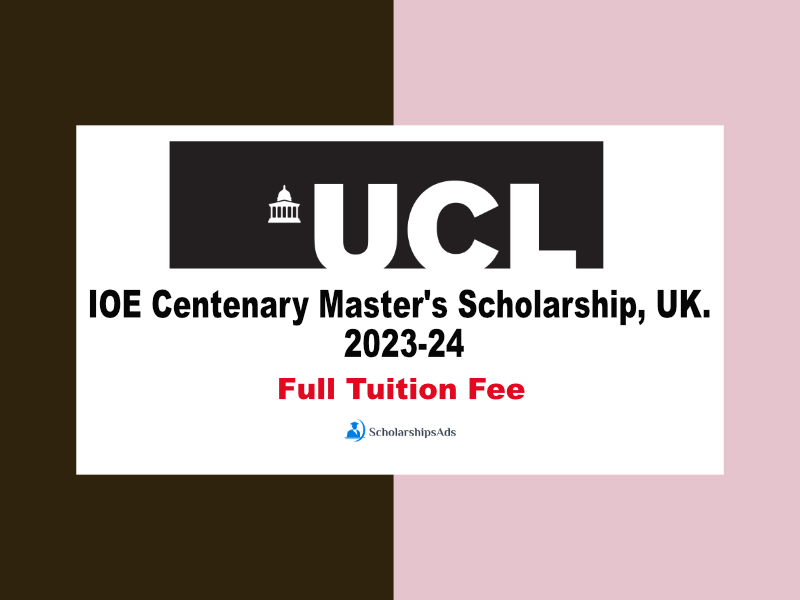  IOE Centenary Master&#039;s Scholarships. 