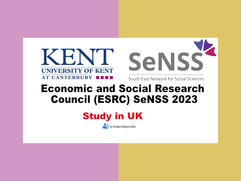 Economic and Social Research Council (ESRC) SeNSS 2023
