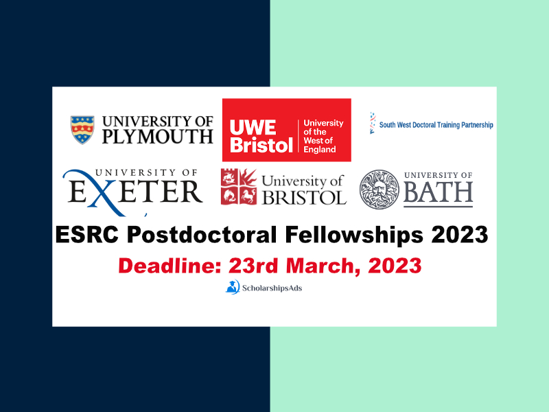 ESRC Postdoctoral Fellowships 2023