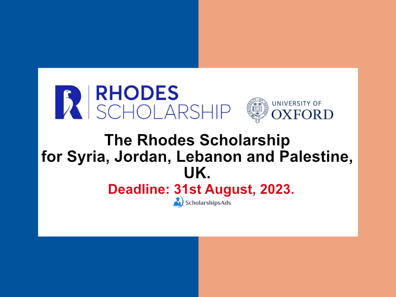 The Rhodes Scholarships.